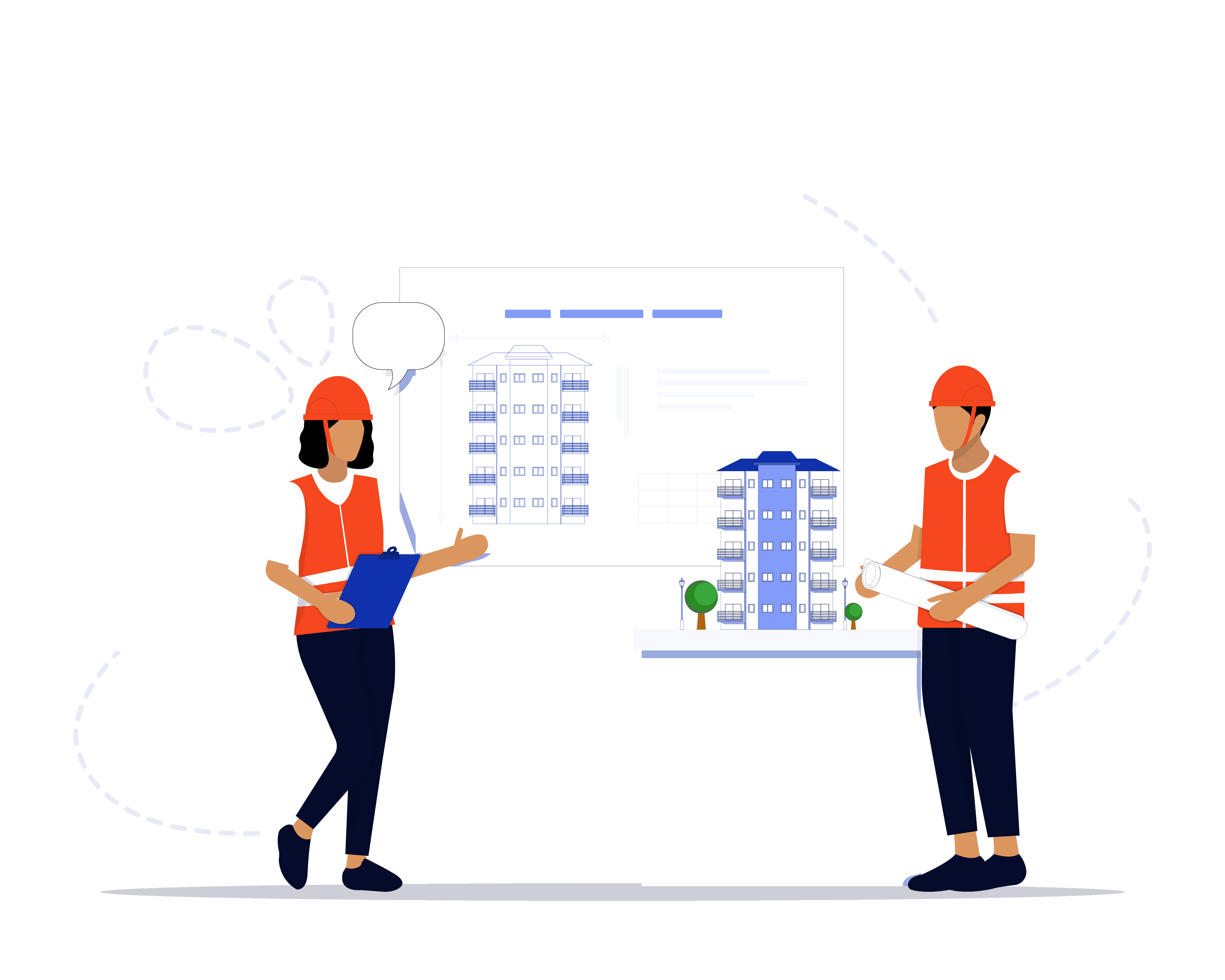 Construction team collaboration
